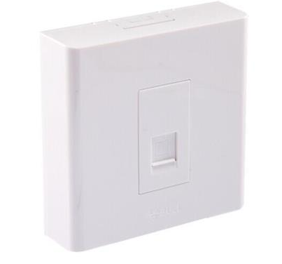 公牛 明裝開關插座 插座面板一位電腦網絡網線 G09T102